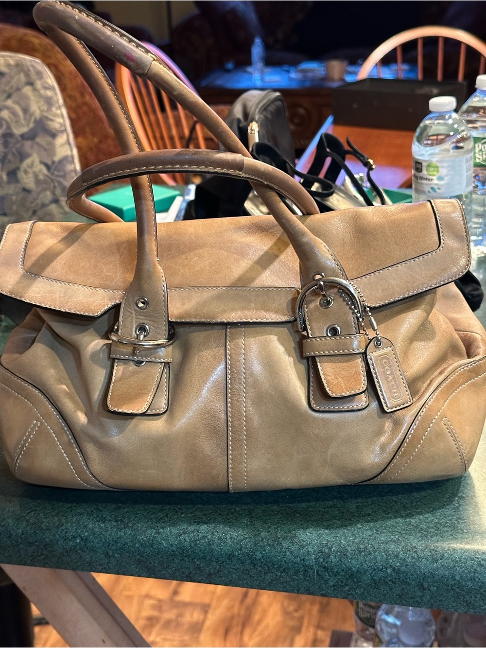 Coach vintage leather Hobo Camel  Bag